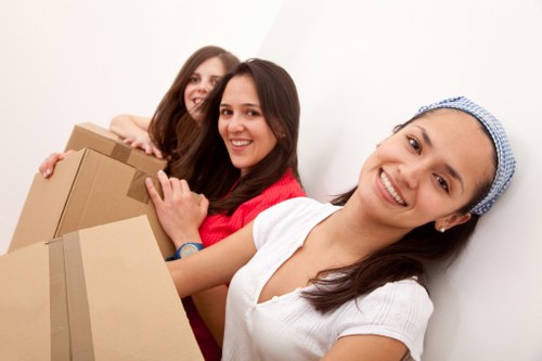 Secure transportation of household items by removalists